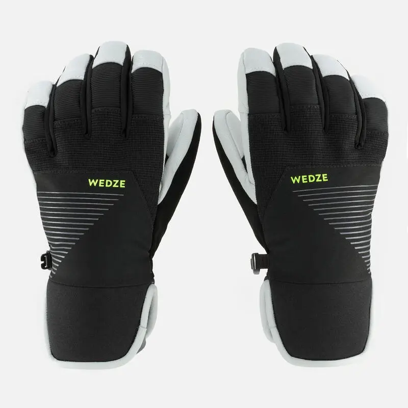 WEDZE GUANTES DE ESQUÍ NIÑOS CÁLIDOS E IMPERMEABLES - 900 NEGRO - Imagen 2