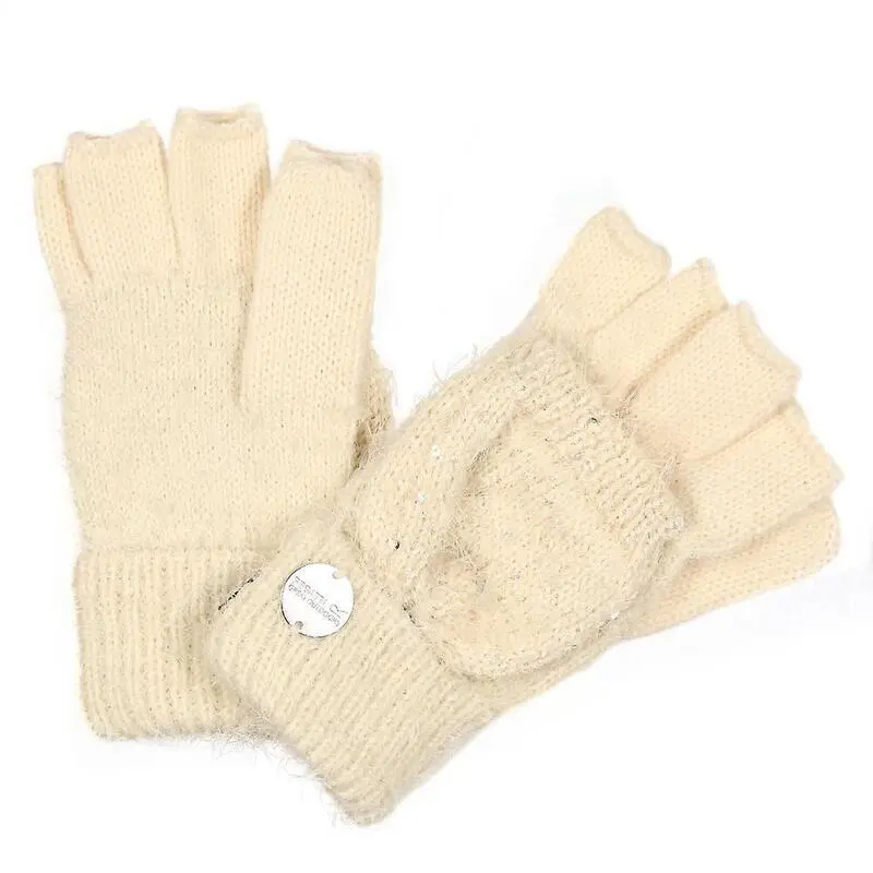 Regatta Guantes De Invierno Heddie Lux De Punto Niñas Lila Escarcha - Imagen 6