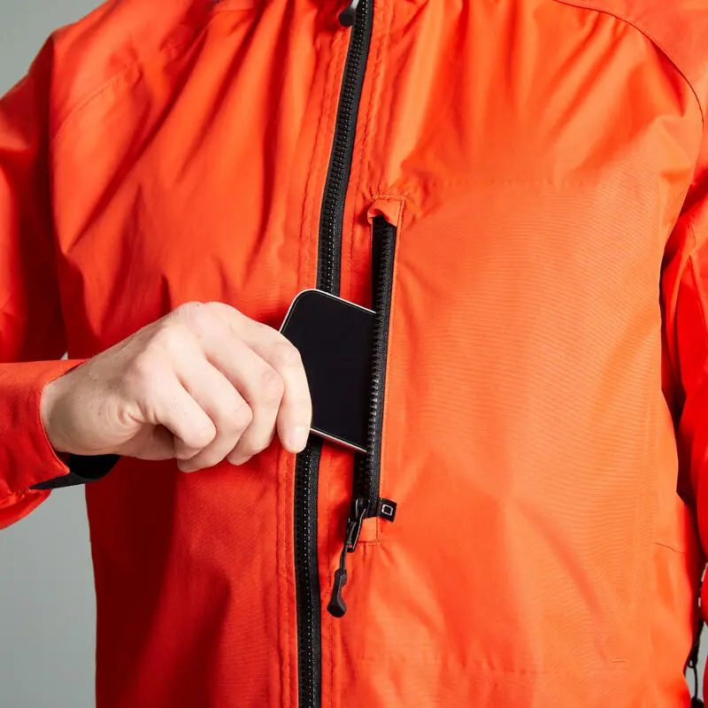 Rockrider Impermeable Bici MTB Expl 500 Rojo - Imagen 4