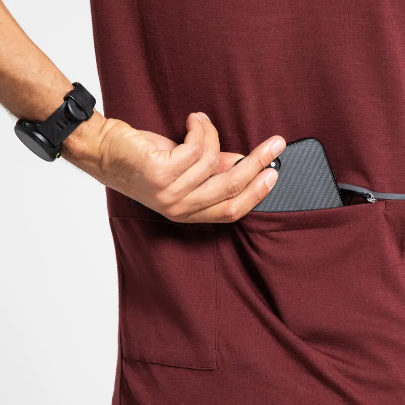 Maillot Ciclismo Gravel Polo Manga Corta Lana Merina Hombre Triban - Imagen 3