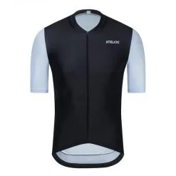 Maillot De Ciclismo Manga Corta Verano Hombre Atelcic CAERU L77 Negro