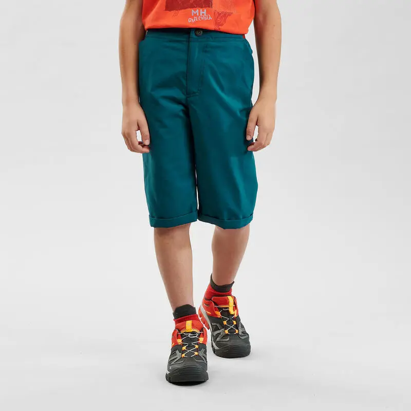 Pantalón Corto De Montaña Y Trekking Niños 7-15 Años Quechua MH100 - Imagen 3