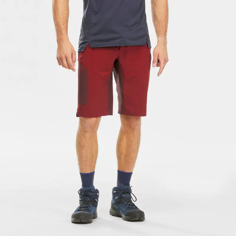 Pantalón Corto De Montaña Y Trekking Transpirable Hombre Quechua MH500