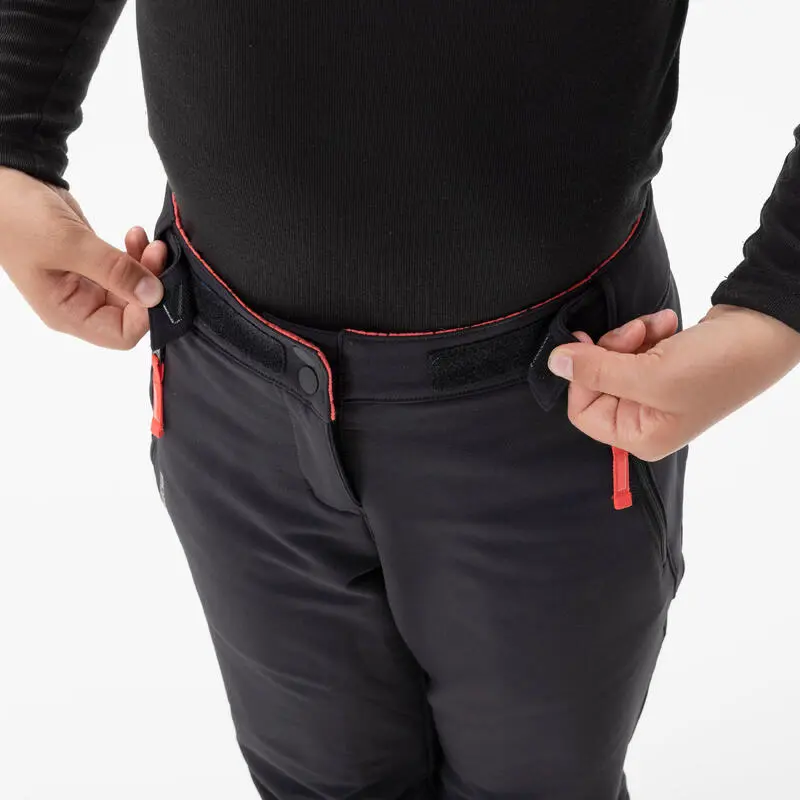 Pantalón De Montaña Y Trekking Cálido Niños 7-15 Años Quechua SH500 X-WARM Negro - Imagen 5
