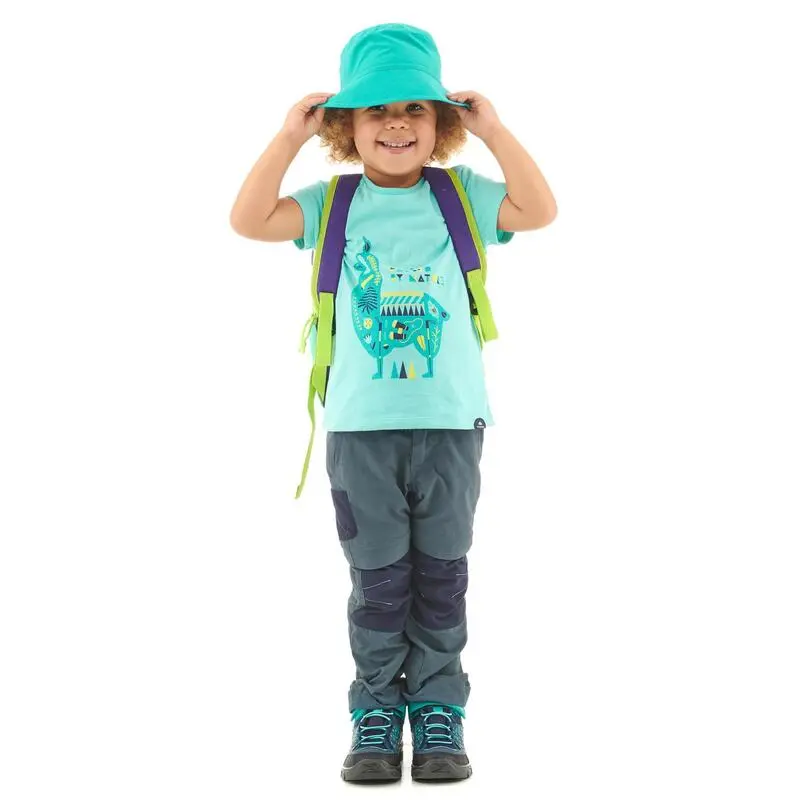 Quechua Pantalón De Montaña Y Trekking Desmontable Niños 2-6 Años MH500 Gris - Imagen 3