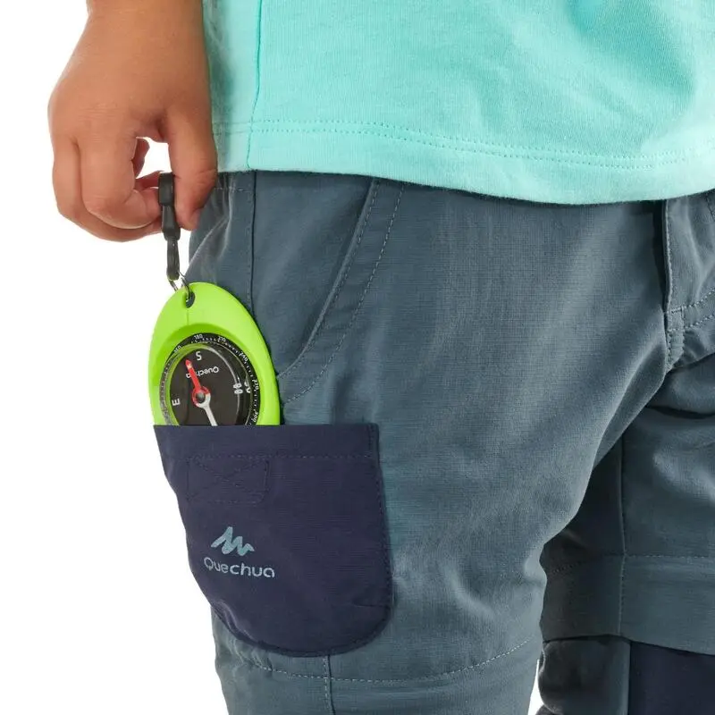 Quechua Pantalón De Montaña Y Trekking Desmontable Niños 2-6 Años MH500 Gris - Imagen 5
