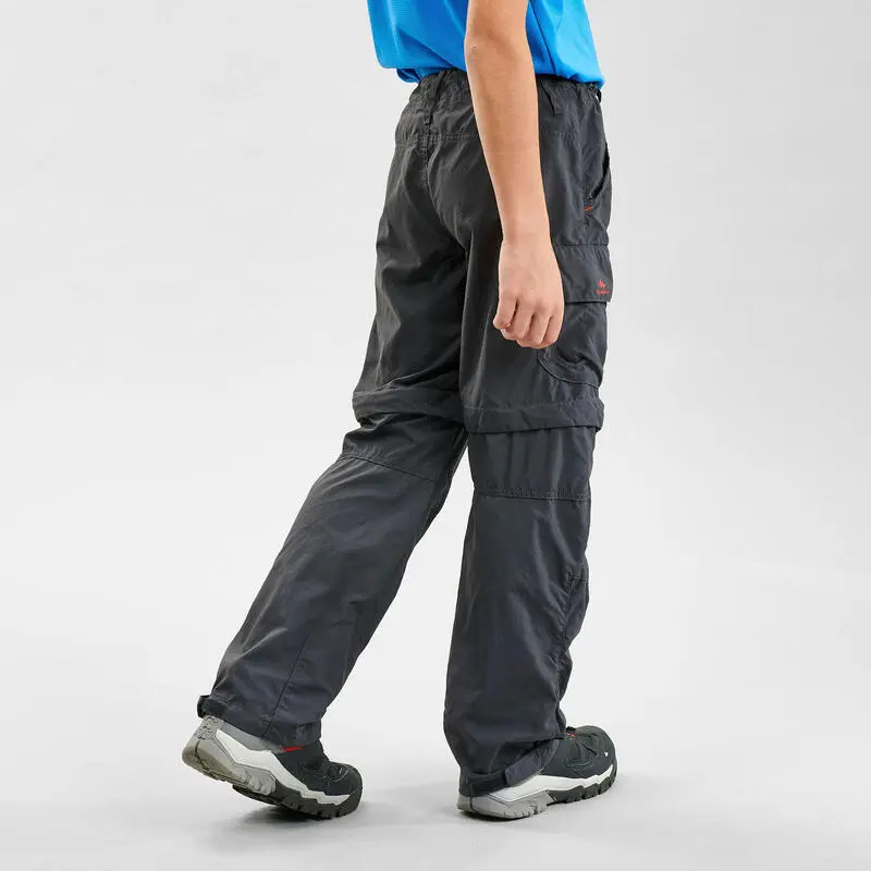 Pantalón Desmontable De Montaña Y Trekking Niños 7-15 Años Quechua MH550 - Imagen 2