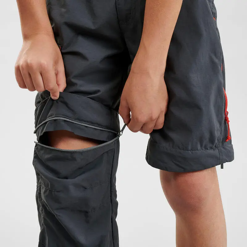 Pantalón Desmontable De Montaña Y Trekking Niños 7-15 Años Quechua MH550 - Imagen 4
