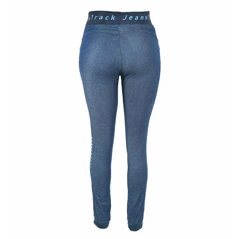 Pantalón Escalada Para Mujer Jeanstrack Dena Jeans Dirty Azul - Imagen 4