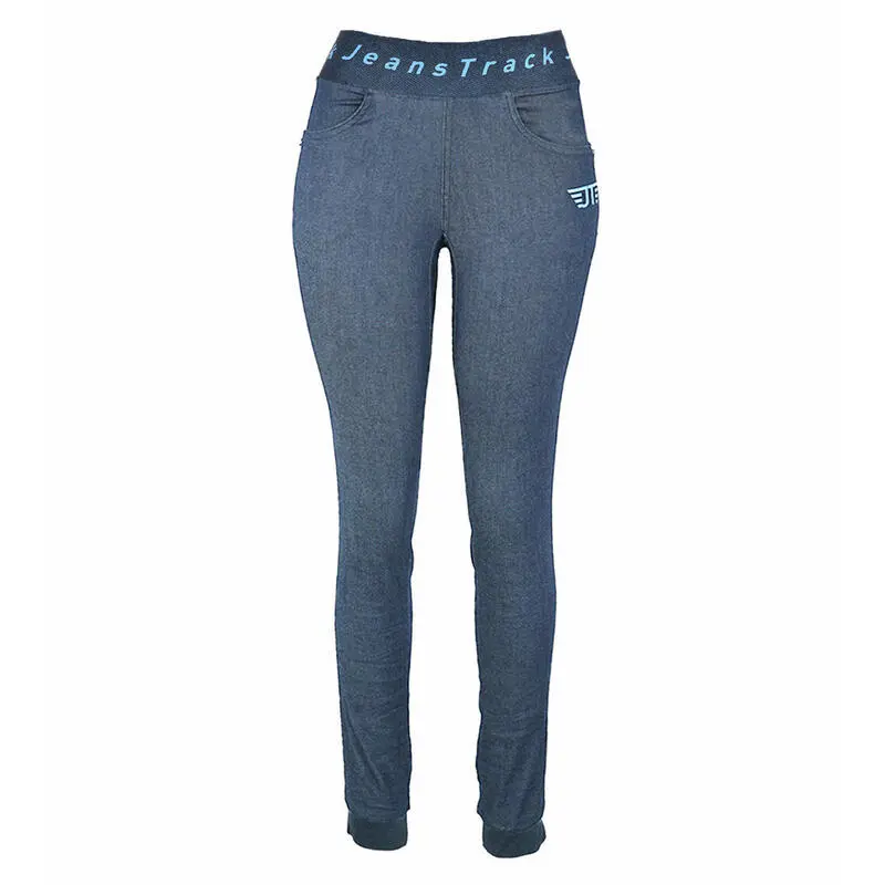 Pantalón Escalada Para Mujer Jeanstrack Dena Jeans Dirty Azul