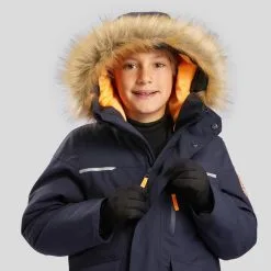 Parka De Montaña Y Nieve Niños 7 A 15 Años Quechua SH500 Ultra-Warm Negro