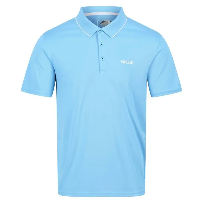 Regatta Polo Maverick V Activo Para Hombre Denim Oscuro - Imagen 5