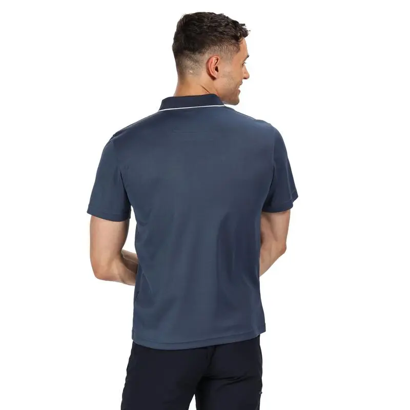Regatta Polo Maverick V Activo Para Hombre Denim Oscuro - Imagen 2