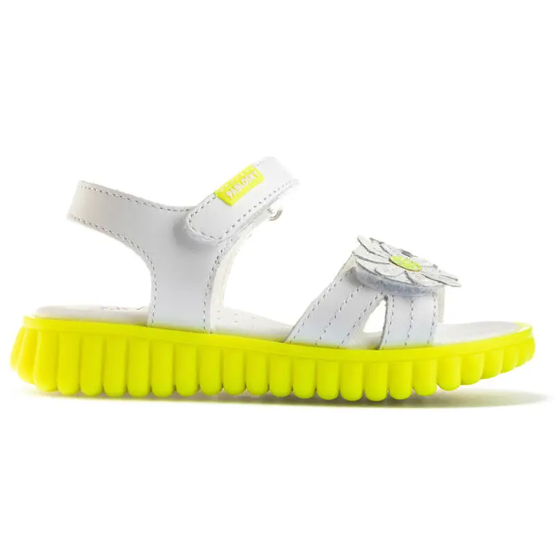 Sandalias De Marcha Deportiva De Piel De Niña PABLOSKY En Blanco - Imagen 2
