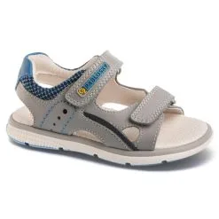 Sandalias De Marcha Deportiva De Piel De Niño PABLOSKY En Gris