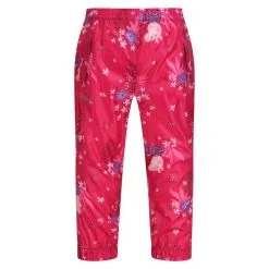 Regatta Sobrepantalones Pack It Diseño Floral Peppa Pig Para Niños/Niñas Rosa Fusión
