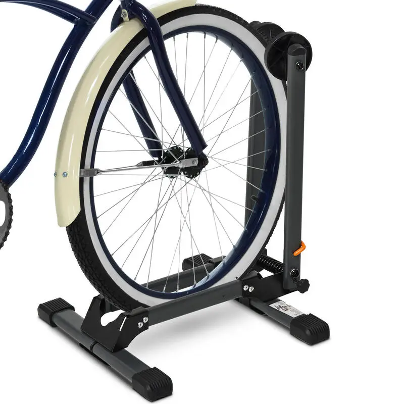 Soporte Para Bicicleta HOMCOM Negro 39x35x45,5 Cm Metal Nylon - Imagen 2