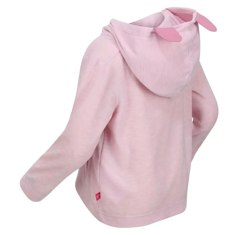 Regatta Sudadera Con Cremallera De Peppa Pig Floral De Polar Para Niños/Niñas Neblina - Imagen 3
