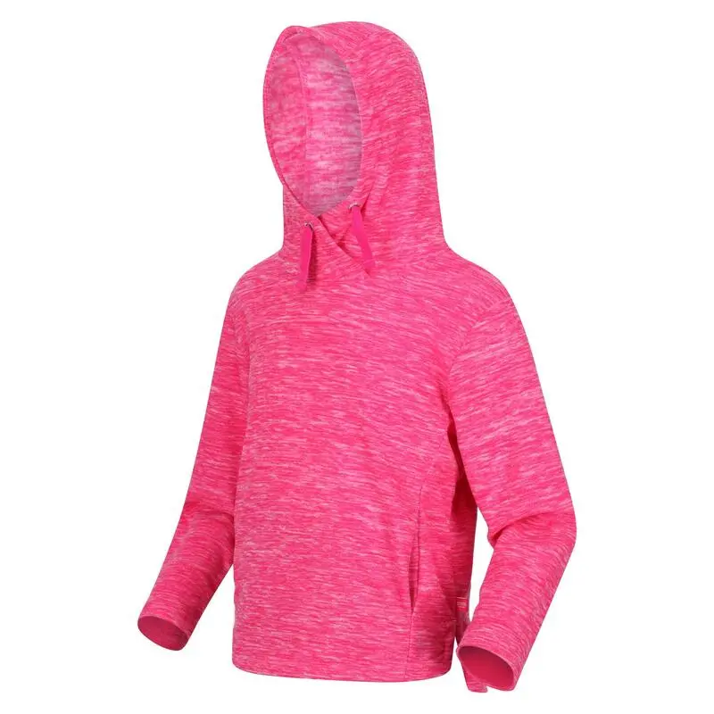 Regatta Sudadera Kalina Jaspeada De Polar Niñas Rosa Fusión - Imagen 4