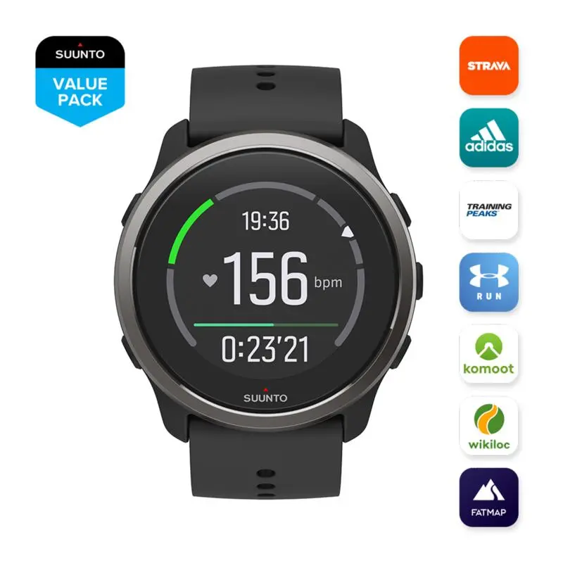 Suunto 5 Peak Reloj GPS Barómetro Y Pulsómetro Muñeca Negro - Imagen 2