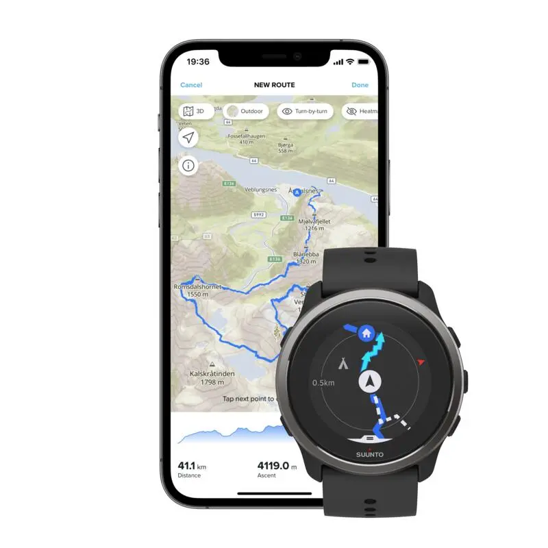 Suunto 5 Peak Reloj GPS Barómetro Y Pulsómetro Muñeca Negro - Imagen 5