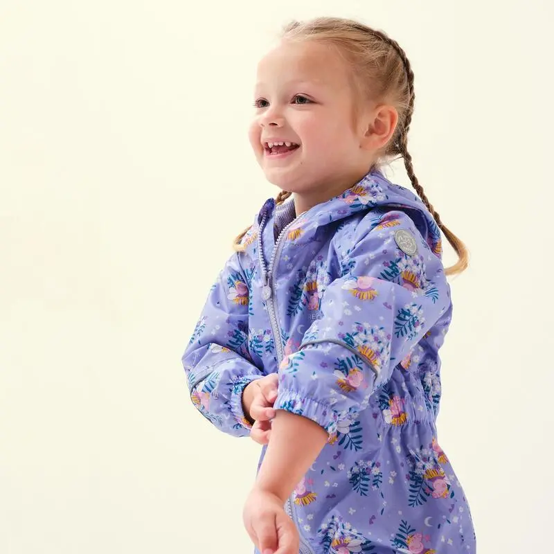 Regatta Traje Impermeable De Peppa Pig Florecer Para Niños/Niñas Floración Lila - Imagen 4
