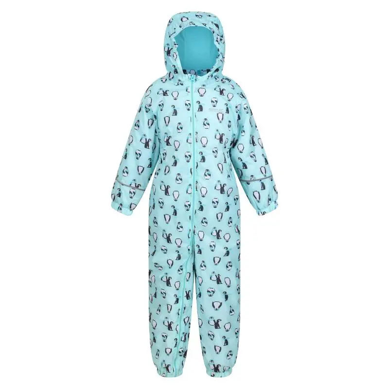 Regatta Traje Impermeable Splat II Impreso Para Niños/Niñas Lila Dulce - Imagen 6