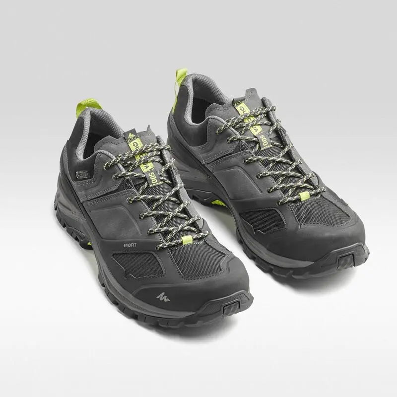 Zapatillas De Montaña Y Trekking Impermeables Hombre Quechua MH500 Gris - Imagen 2