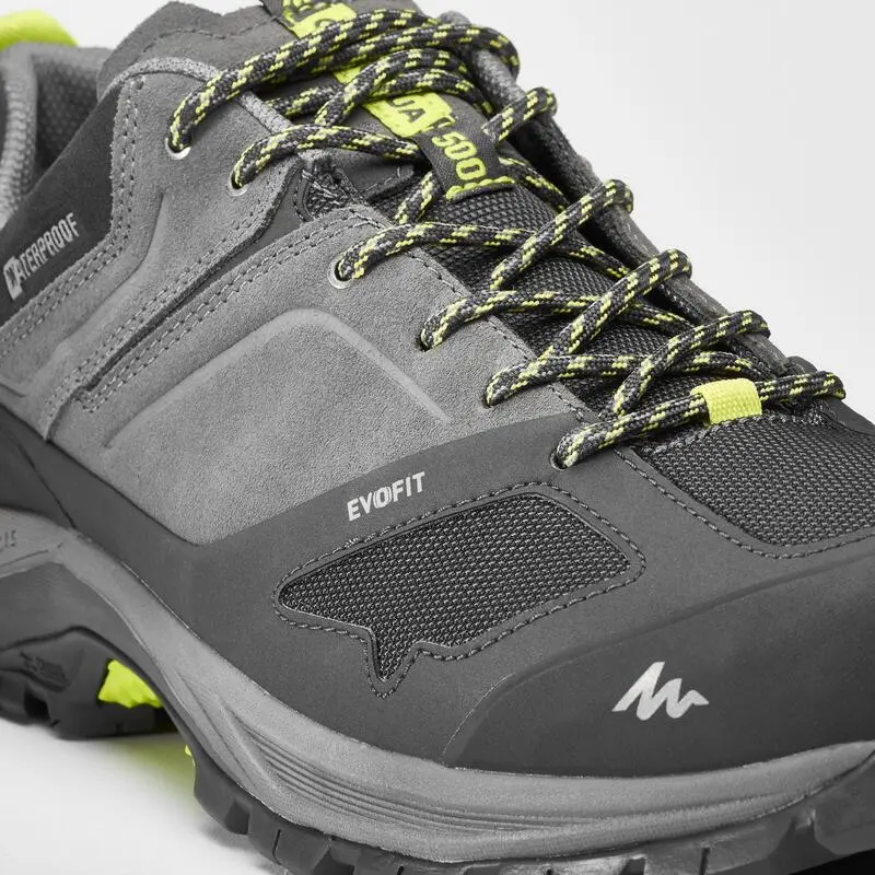 Zapatillas De Montaña Y Trekking Impermeables Hombre Quechua MH500 Gris - Imagen 4