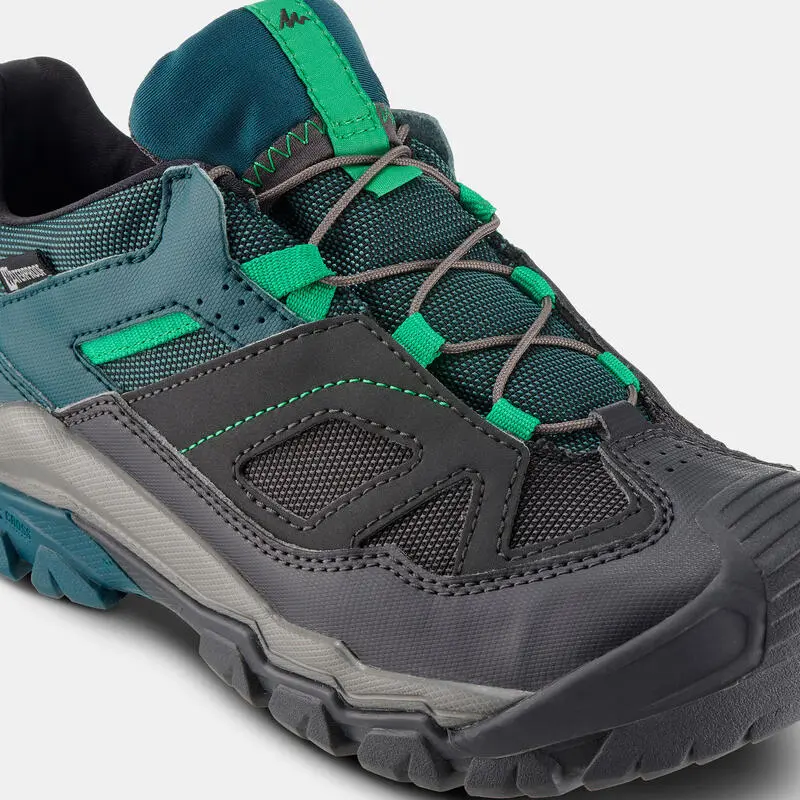 Zapatillas De Montaña Y Trekking Impermeables Niños 35 A 38 Quechua Crossrock - Imagen 4