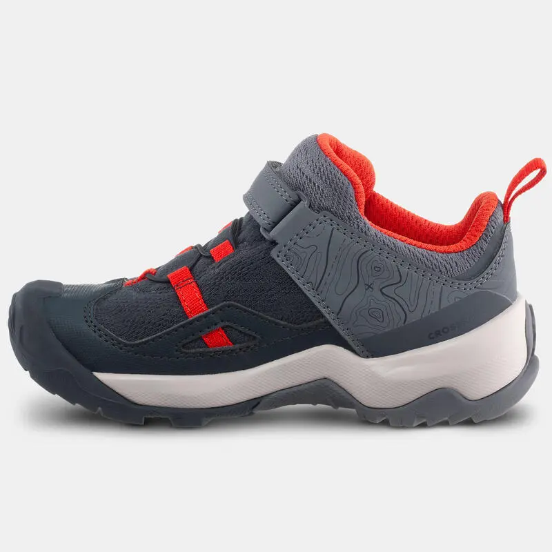 Zapatillas De Montaña Y Trekking Niños 24 A 34 Quechua Crossrock Velcro - Imagen 2