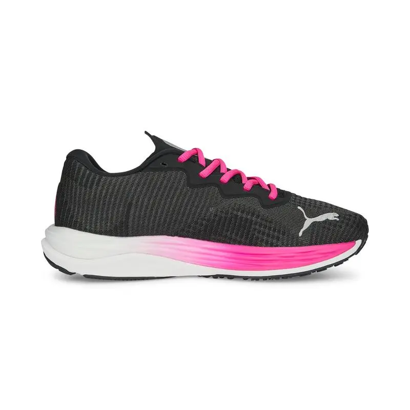 Puma Zapatillas De Running Mujer - Velocity Nitro 2 Fade Negro Y Rosa