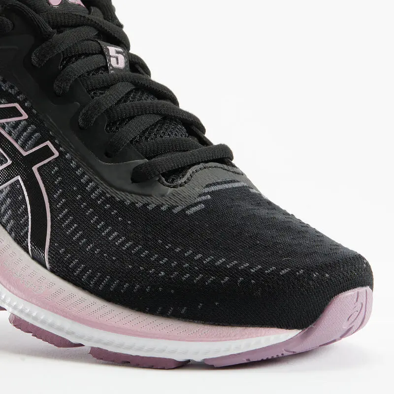 Zapatillas Running Asics Gel Superion 5 Mujer Negro Rosa - Imagen 5