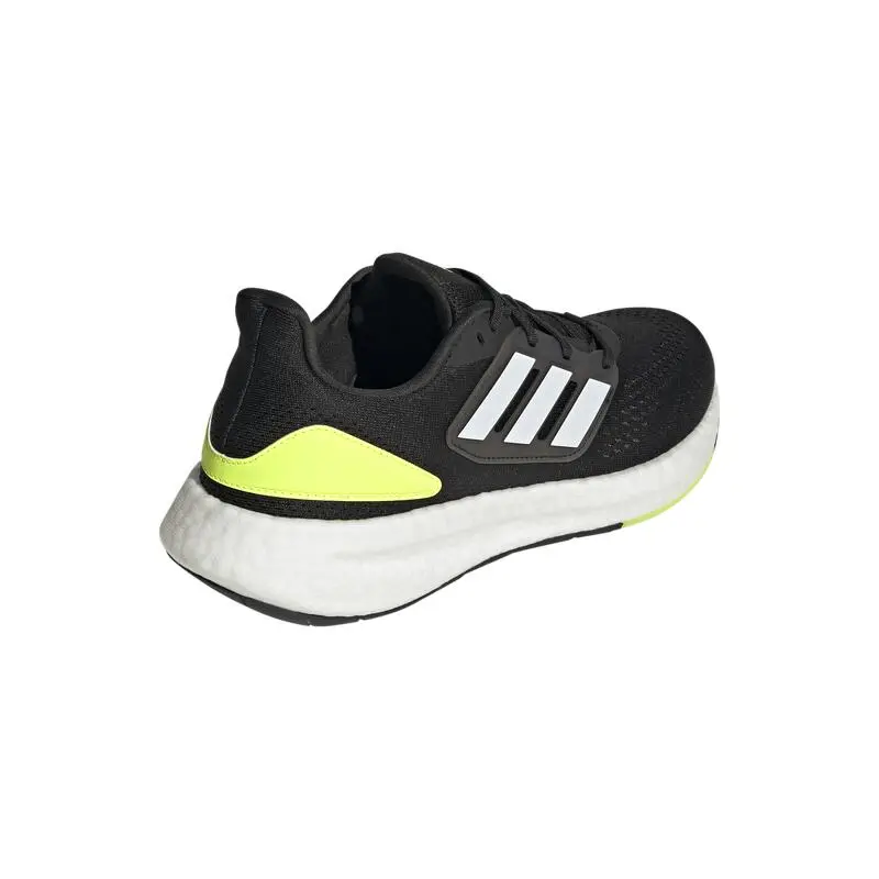 ZAPATILLAS RUNNING HOMBRE ADIDAS PUREBOOST H NEGRO AMARILLO - Imagen 2