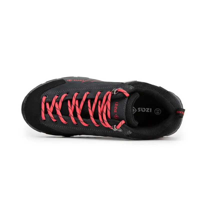 Zapatillas Trekking Unisex Izas Creta Gris Y Rosa - Imagen 3