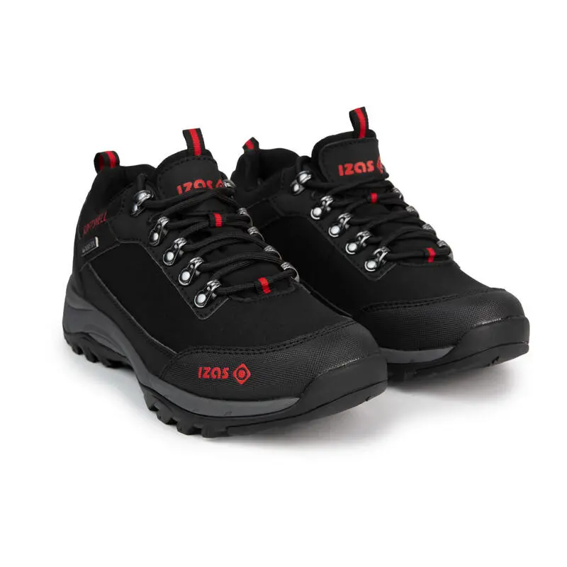 Zapato De Montaña Unisex Izas Gouter Negro Y Rojo - Imagen 5