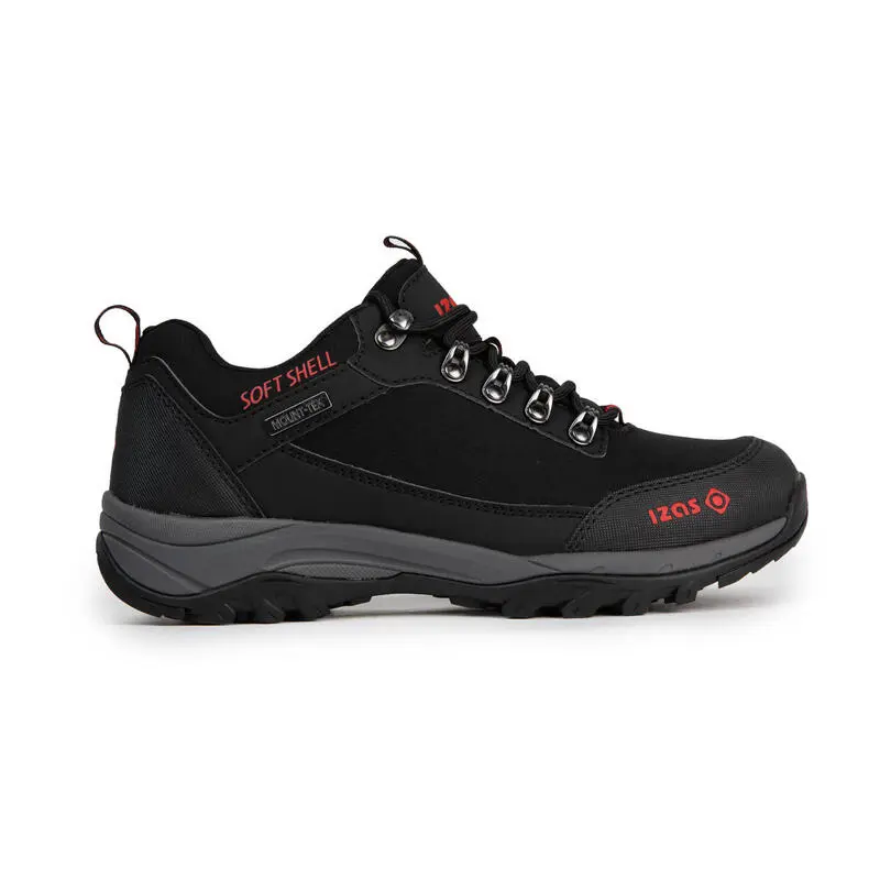 Zapato De Montaña Unisex Izas Gouter Negro Y Rojo